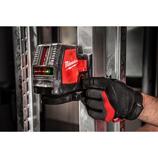 Milwaukee L4 CLLP-301C Redlithium USB Akku-Kreuzlinienlaser mit Lot