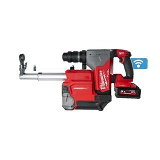 Milwaukee M18 ONEFHPXDEL-552C SDS-PLUS Akku-Kombihammer + SDS-PLUS Absaugsystem