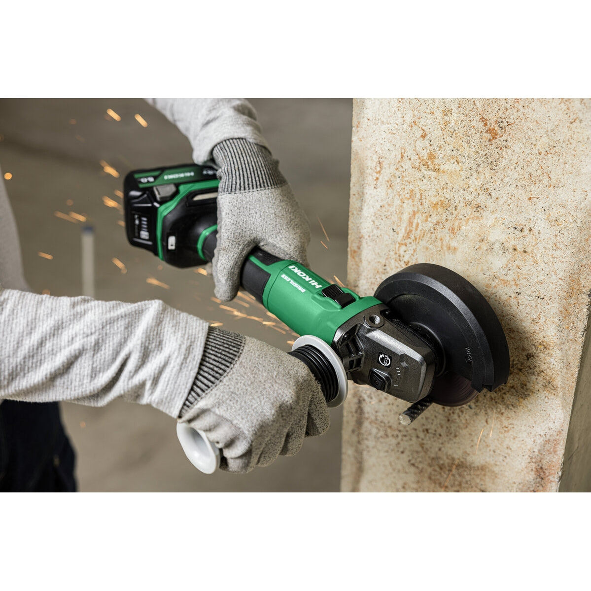 Hikoki G1813DVFW4Z 18V Akku Winkelschleifer Paddelschalter Regelelektronik und Bremse