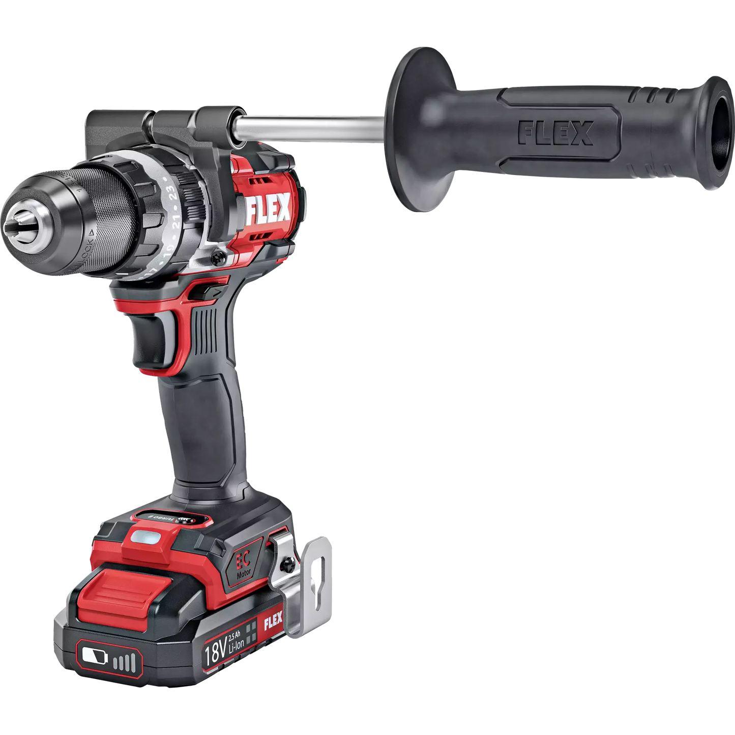 FLEX PD 2G 18.0-EC HD C Akku-Schlagbohrschrauber 2-Gang 18.0V mit Turbo-Modus