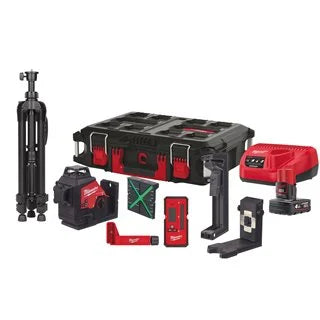Milwaukee M12 3PLKIT-401P Kreuzlinienlaser