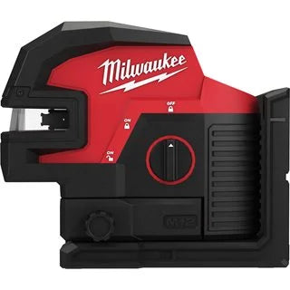 Milwaukee M12 CLL4P-0C Kreuzlinienlaser mit Vier Lotpunkten