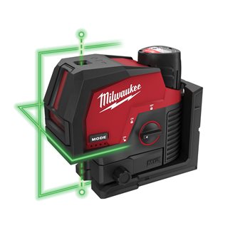 Milwaukee M12 CLLP-301C Kreuzlinienlaser mit Lotfunktion