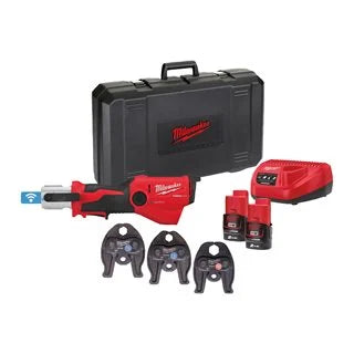 Milwaukee M12 ONEHPT-202C V-Set 2 Akku-Presswerkzeug mit One-Key
