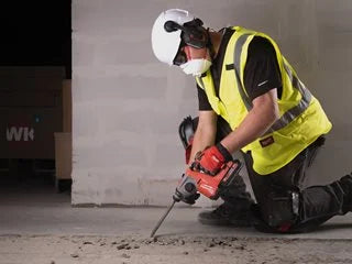 Milwaukee M18FHACDDE-0C SDS-Plus Akku-Kombihammer mit Staubabsaugung