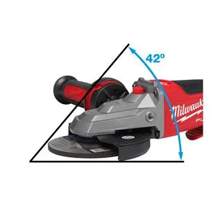 Milwaukee M18 FSAGF125XPDB-0X Akku-Flachkopf-sicherheits-Winkelschleifer