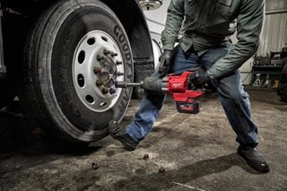 Milwaukee M18 ONEFHIWF1D-0C Akku-Schlagschrauber mit Sprengring und Langem schaft